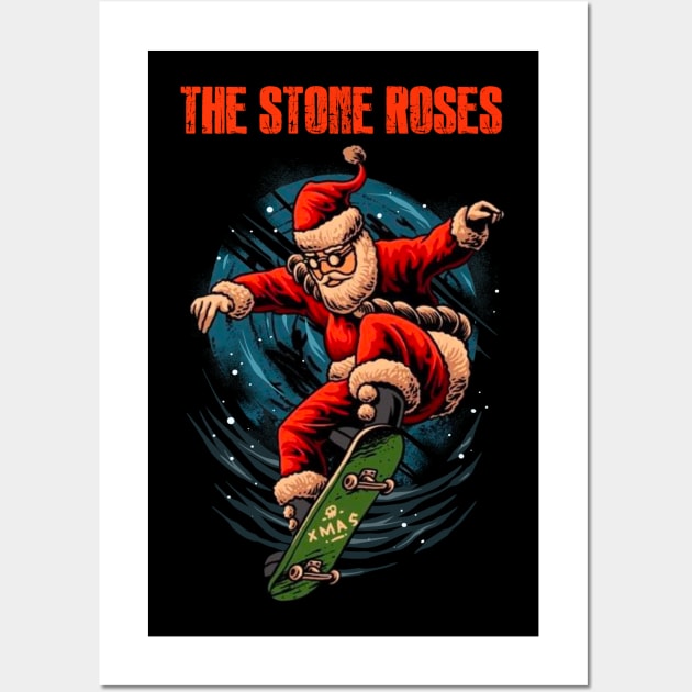 THE STONE ROSES BAND XMAS Wall Art by vikapuput